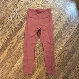Rust High-Waisted Leggings